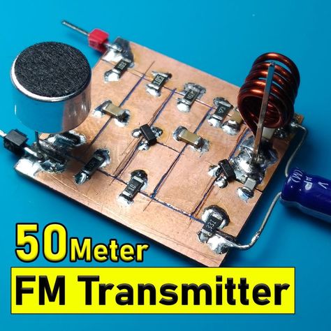 Make FM Transmitter (Super Simple) Smartphone Repair, Fm Transmitters, Real Simple, Super Simple, Super Easy, Circuit, Filter, Smartphone, Repair