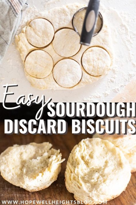 Easy Sourdough Discard Biscuits {Buttery and Flaky} - Hopewell Heights Sourdough Discard Biscuits, Discard Biscuits, Flakey Biscuits, Sourdough Biscuits, Recipe Using Sourdough Starter, Sourdough Bread Starter, Dough Starter, Sourdough Starter Discard Recipe, Easy Sourdough