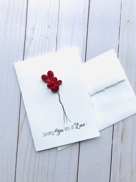 Greeting Card Grating Card, Greeting Card For Boyfriend, Paper Craft Greeting Cards, Card For Boyfriend, Anniversary Cards For Husband, First Love Quotes, Greeting Card Collection, Valentine Greeting Cards, Quilling Paper Craft