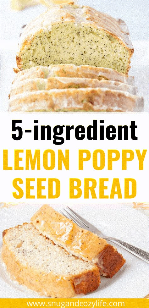 Lemon Poppyseed Bread With Cake Mix Simple, Boxed Cake Mix Muffins, Lemon Poppy Seed Cake Mix Recipes, Lemon Loaf Recipes Using Cake Mix Boxes, Breads Using Cake Mixes, Easy Lemon Poppyseed Bread, Easy Lemon Poppyseed Muffins Cake Mixes, Lemon Quick Bread Recipes, Muffin Mix Bread Loaf