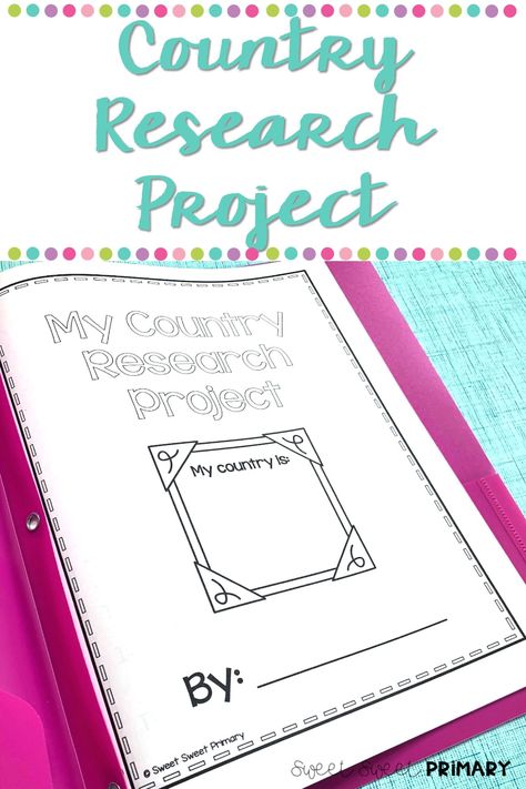 Learn all about different countries in the world with this simple and fun research unit for primary grades. This country research unit is perfect for first grade, second grade, or third grade. It can be used to prepare for your school's diversity or multicultural night, or as a stand alone research unit in your classroom. #socialstudies #diversity #multicultural Research Writing, Social Studies Resources, Third Grade Classroom, Student Organization, Writing Crafts, Research Projects, First Grade Classroom, Writing Workshop, Letter Recognition