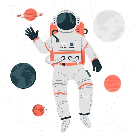 Space Suit Illustration, Space Snacks, Suit Illustration, Universe Illustration, Astronaut Drawing, Astronaut Illustration, Astronaut Suit, Science Illustration, Space Illustration