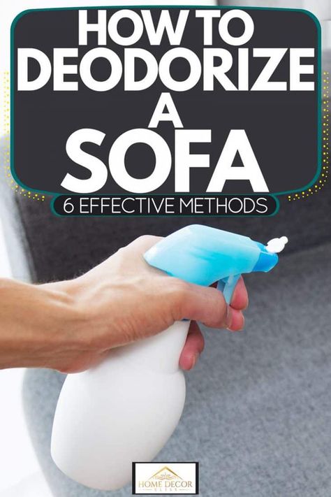 How to Deodorize a Sofa [6 Effective Methods] Stinky Couch Remedy, Febreze Spray, Cleaning Leather Couch, How To Make Sofa, Stain Remover Clothes, Diy Stain Remover, Smell Remover, Microfiber Couch, Pet Smell