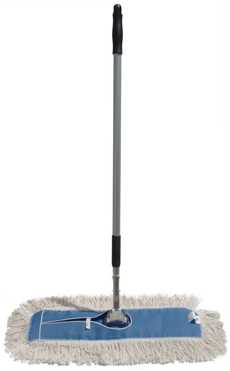 Nine Forty Industrial Strength Ultimate Cotton Dust Mop with Aluminum Quick Change Extension Handle and Frame - Hardwood Floor Broom (24" Wide X 5") Best Broom, Bathroom Towel Decor, Towel Decor, Residential Cleaning, Dust Mop, Mop Heads, Kitchen Cleaning Supplies, Cleaners Homemade, Floor Care