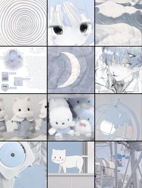 Blue Theme Icons Aesthetic, Blue Covers Aesthetic, Light Blue Phone Theme Ideas, Instagram Themes Aesthetic, Blue Instagram Layout, Blue Aesthetic Layout, Ig Themes Ideas, Light Blue Layout, Insta Icons Aesthetic