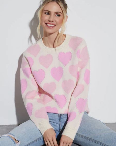 Be Mine Chenille Patch Hot Pink … curated on LTK Pink Heart Pattern, Angel Wings Heart, Perfect Sweater, Large Heart, Heart Sweater, Oversized Knitted Sweaters, Cardigan Sweater Dress, Oversize Knit, Drop Shoulder Sweaters