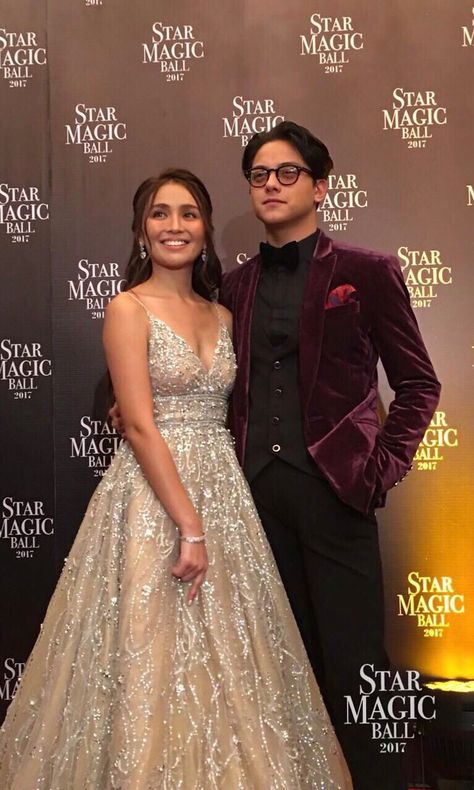 (32) KathNiel at Star Magic Ball, 2017. Abs Cbn Ball, Star Magic Ball, Elegant Gowns, Abs Cbn, Magic Ball, Star Magic, Gowns Of Elegance, Dress Inspiration, Gorgeous Dresses