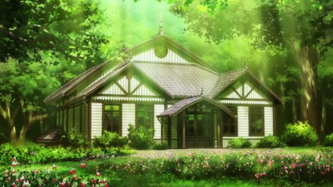 Anime Interior, Anime Houses, Anime House, Anime Places, Ancient Magus Bride, Dnd Ideas, The Ancient Magus Bride, Anime City, Landscape Concept