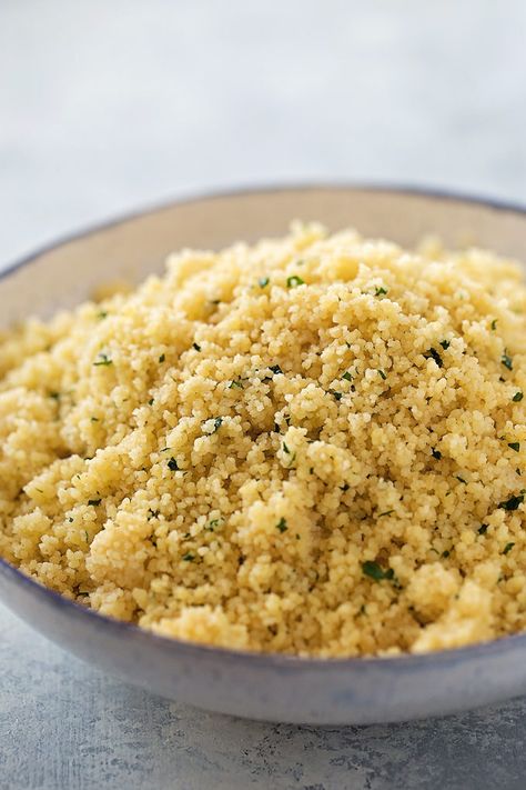 Perfect Cous Cous | lifemadesimplebakes.com Seasoned Couscous Recipes, Couscous Seasoning Recipes, Couscous Seasoning, Seasoned Couscous, How To Season Couscous, Lunch Ideas With Couscous, Is Couscous Healthy, Near East Couscous Recipes, Simple Couscous Recipes