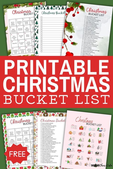 Christmas is full of family, fun, and celebrations. Make this Christmas season even more fun with these Christmas bucket list printables for kids and adults. Slow down and enjoy the season and start making memories that your family will remember forever! 6 different Christmas bucket lists to choose from. Christmas Bucket Lists, Christmas Bucket List Printable, Kids Christmas Movies, Christmas Fair Ideas, Christmas Bucket List, Christmas Background Images, Christmas Bucket, Christmas Apps, Christmas Decorations For Kids