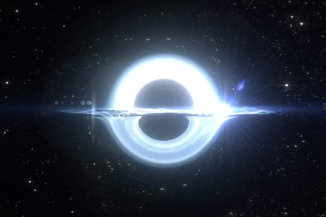 Supermassive black hole at center of distant galaxy has gone missing Supermassive Black Hole, Moon Missions, Event Horizon, Characters Inspiration Drawing, Blue Aesthetic Pastel, Graphic Wallpaper, Light Year, Space Time, Dark Matter