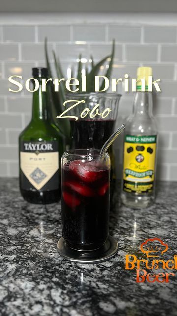 Sangria With Bourbon Recipes, Taylor Port Mixed Drinks, Sorrel Drink, Sorrel Rum Punch, Columbia Restaurant Sangria Recipe, Sorrel Recipe, Bulleit Bourbon Cocktails, Port Wine, Mixed Drinks