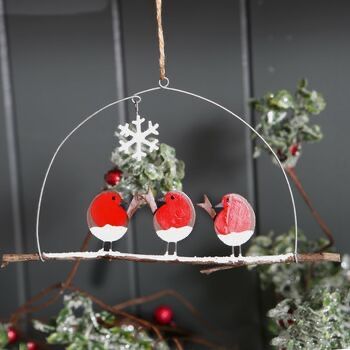 Christmas Tree Decoration, Secret Santa Gifts, Robins, Tree Decoration, Christmas Cheer, Secret Santa, Metal Decor, Christmas And New Year, Winter Season