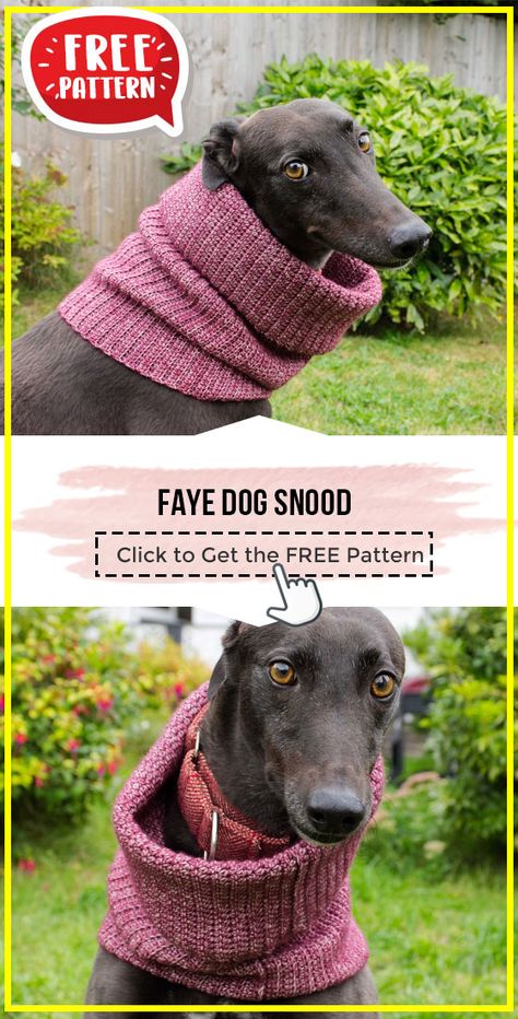 Free Knitting Patterns For Dogs Hats, Dog Hats Diy Free Pattern, Crochet Dog Scarf Free Pattern, Dog Snood Crochet Pattern Free, Crochet For Pets Doggies, Crochet Dog Snood Free Pattern, Crochet Dog Accessories, Dog Snood Crochet Pattern, Free Crochet Pattern For Dog Snood