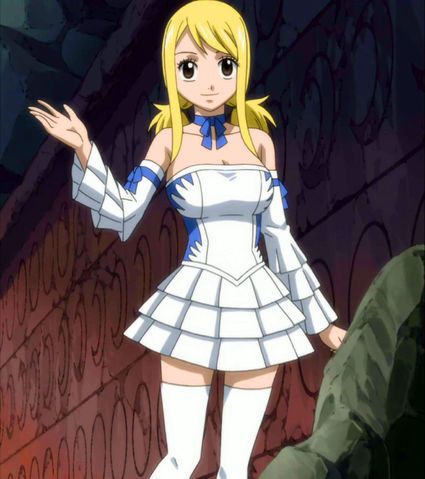 Lucy in Celestial Clothing Fairy Tail Lucy Outfits, Lucy Heartfilia Outfits, Lucy Heartfilia Cosplay, Lucy Outfits, Lucy Cosplay, Natsu And Gray, Fairy Tail Lucy Heartfilia, Fairy Tail Pictures, Cosplay Idea