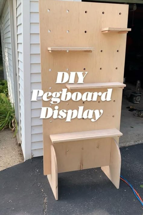 Diy Pegboard Display, Diy Pegboard, Vendor Booth Display, Pegboard Display, Craft Fair Booth Display, Craft Show Booths, Stall Display, Craft Market Display, Craft Booth Display