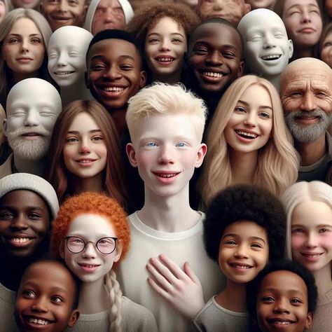 "Albinism is not a condition to be feared—it's simply a different way of being beautiful. Let's celebrate diversity and embrace the uniqueness that makes us human. 🌍✨ #AlbinismAwareness #InclusionMatters" Human Diversity, Celebrate Diversity, Body References, Body Reference, Let's Celebrate, Lets Celebrate, Female Body, Animals And Pets, Human