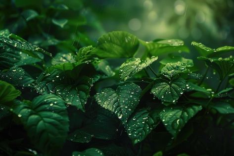 Photo morning dew on leaves in nature | Premium Photo #Freepik #photo Morning Dew, Image Icon, Event Food, Leaf Nature, Card Banner, Poster Invitation, Nature Travel, Hd Images, Premium Photo