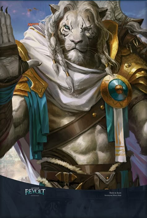 Tabaxi cleric paladin male Leonin D&d, Leonin Fighter, Leonin Paladin, Tabaxi Paladin, Dnd Leonin, Tabaxi Cleric, Tabaxi Fighter, Leonin Dnd, Dnd Theros