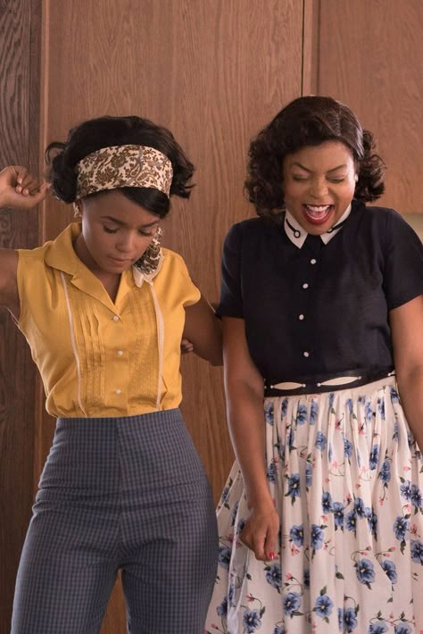 Hidden Figures Costumes, Hidden Figures Outfits, Hidden Figures Aesthetic, Nasa Women, 50s Women, Janelle Monae, Hidden Figures, Taraji P Henson, Janelle Monáe