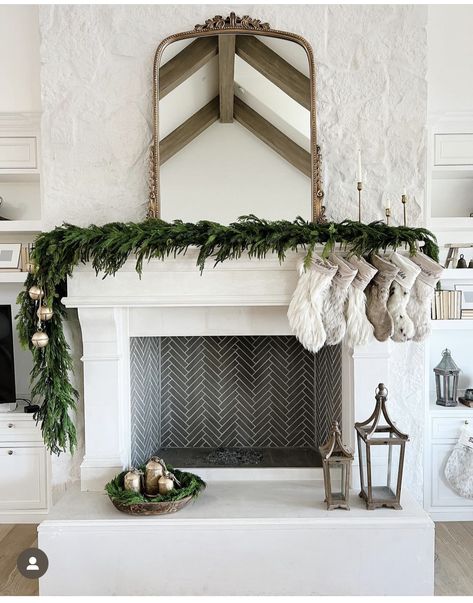 Stockings on staircase