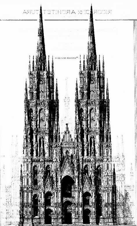 Gothic Castle Drawing, Gothic Cathedral Tattoo, Cathedral Tattoo, Goth Architecture, Castle Tattoo, Sigil Tattoo, Gothic Buildings, Gothic Castle, Quality Tattoo