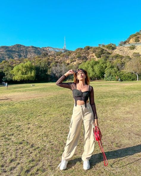 Aashna Hegde on Instagram: "*always has a hair clip hooked to the bag* sheh!" Aashna Hegde, The Bag, Casual Fits, Hair Clip, Harem Pants, Hair Clips, Khaki Pants, Fashion Outfits, Hair