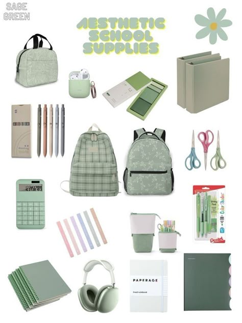 School Supplies Aesthetic, Supplies Aesthetic, School Backpack Essentials, What's In My Backpack, Girl School Supplies, School Suplies, School Bag Essentials, Backpack Essentials, Cute School Stationary