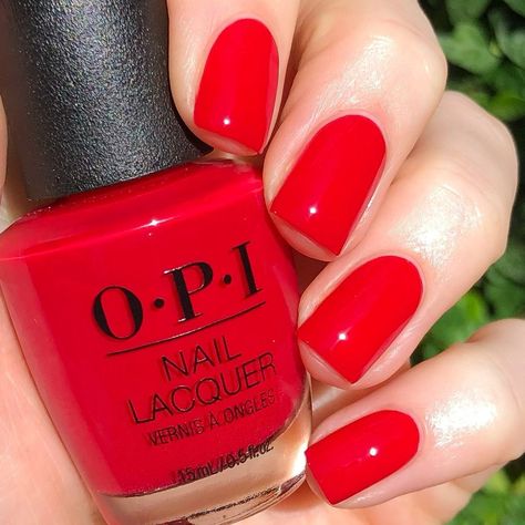 @opi • Rust & Relaxation [pr] • This warm red shade is part of OPI’s Fall Wonders collection. Can you believe I never used to like red… | Instagram Rust And Relaxation Opi, Opi Bright Red, Opi Red Dip Powder Nails, Opi Red Nail Polish Shades, Neon Red Nails, Red Opi Nails, Opi Red Nail Polish, Bright Red Nail Polish, Opi Nail Polish Colors