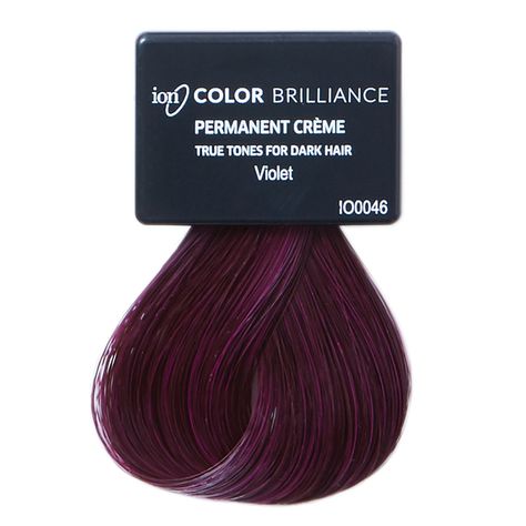 Ion True Tones for Dark Hair Permanent Crème Hair Color | Permanent Creme Hair Color | Sally Beauty Sally Beauty Supply Hair Color Burgundy, Hair Color Violet, Ion Hair Color Chart, Sally Beauty Supply Hair Color, Color For Dark Hair, Dark Violet Hair, Ion Hair Colors, Red Violet Hair Color, Blackberry Color