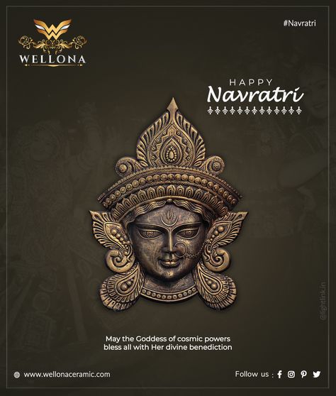 Navratri Creative, Navratri Devi Images, Brand Interior, Hd Design, Navratri Festival, Interior Tiles, Photoshop Design Ideas, Happy Navratri, Food Poster Design