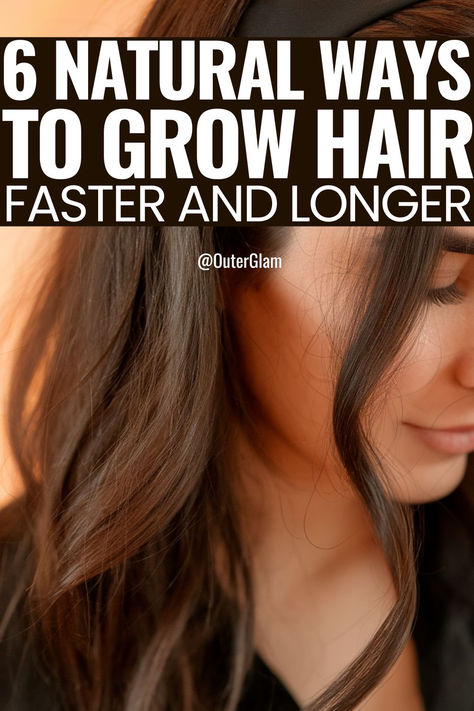 Whether you're struggling with slow hair growth or thinning locks, achieving longer, healthier hair naturally is possible. If you're looking for effective ways to boost your hair's growth and strength without harsh chemicals, this is the information you need. Discover six natural methods to stimulate hair growth, nourish your scalp, and promote thicker, longer hair. Natural Hair Routine For Growth, How To Make Hair Thicker, How To Grow Thicker Hair, How To Make Your Hair Grow Faster, How To Get Healthy Hair, Ways To Grow Hair Faster, Best Shampoo For Hair Growth, Products For Hair Growth, Best Hair Growth Products