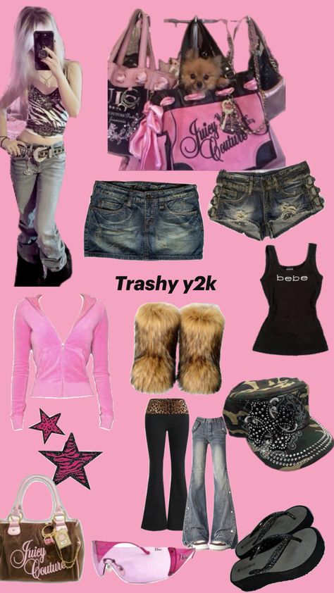 Y2k Mall Outfits, Trashy Y2k School Outfits, Trashy Y2k Shein, Mexico Y2k, Tara Yummy Outfits Y2k, Trashy 2000s Aesthetic Outfit, Dti Mcbling Theme Outfits, Trashy Y2k Clothes, Dti Outfit Theme Mcbling