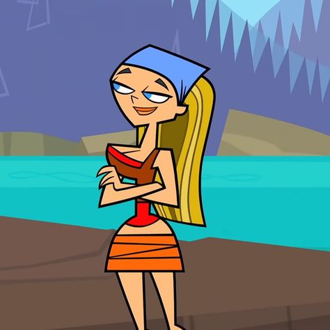 Lindsey Total Drama, Lindsay Tdi, Blonde Characters, Tdi Pfps, Total Diva, Drama Total, Cartoon Profile Pictures, Drama Island, Total Drama Island