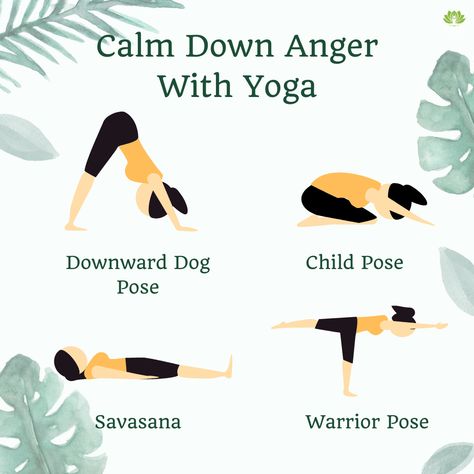 Yoga has proven to relieve anger and make the body calm. Try these asanas when you get angry. #anger #yoga #yogatips #yogaforlife #calm #body Yoga To Release Anger, Powerful Yoga Poses, Yoga For Anger, Yoga Posses, Yoga Information, Yoga Routine For Beginners, Yoga Facts, Get Angry, Yoga Poses Advanced