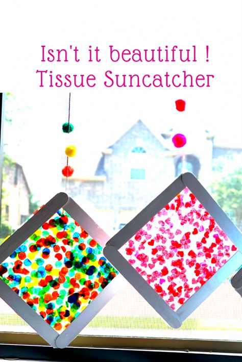 Popsicle Stick Suncatcher, Smarty Pie, Dollar Tree Crafts For Kids, Paper Suncatchers, Melted Bead Suncatcher, Tree Craft Ideas, Summer Arts And Crafts, Suncatcher Diy, Diy Suncatchers