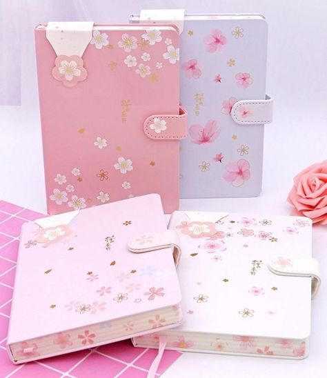 Kawaii Notebook Cover, Kawaii Stationery Notebooks, Pink Stationary, Pastel Notebook, Kawaii Notebook, Stationary School Supplies, Stationery Obsession, Notebook Cute, Cute Stationary School Supplies