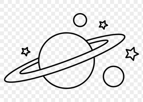 Saturn Black And White, Planet Black Background, Saturn Doodle, Saturn Png, Saturn Black, Space Saturn, Vintage Astronomy Prints, Galaxy Drawings, Minimal Chic Style