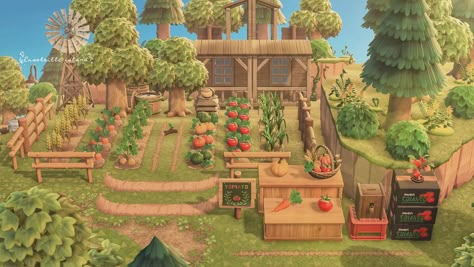 Animal Crossing Crops Farm, Acnh Storage Ideas, Acnh Fertilizer Design, Acnh Village Layout, Acnh Fairground Ideas, Animal Crossing Extra Space Ideas, Residents Services Animal Crossing Ideas, Residents Services Ideas Acnh, Acnh Builds Ideas