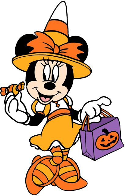 Free Disney Halloween Cliparts, Download Free Clip Art, Free Clip Art on Clipart Library Disney Candy, Candy Pumpkin, Cricut Disney, Minnie Mouse Images, Minnie Mouse Pictures, Sette Nani, Pumpkin Vector, Minnie Mouse Halloween, Halloween Clips