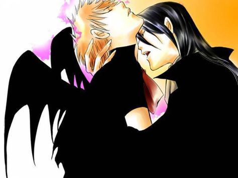 Byakuya x Ichigo Ichigo X Byakuya, Bleach Couples, Kuchiki Byakuya, Byakuya Kuchiki, Kurosaki Ichigo, Bleach Characters, Bleach (anime), Bleach Anime, Anime Ships