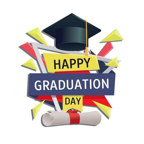 Graduation Card Vector Template Graduation Logo, Diy Graduation Decorations, Graduation Cartoon, Happy Graduation Day, Kindergarten Graduation Party, Graduation Images, Graduation Cards Handmade, Dibujos Toy Story, Graduation Poster