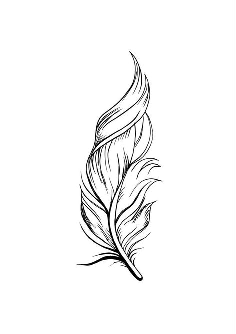 Feather Tattoo Stencil, White Feather Tattoos, Wolf Tattoo Forearm, Feather Sketch, Feather Outline, Tattoo Stencil Designs, Feather Stencil, Feather Tattoo Meaning, Harry Tattoos