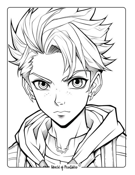 Discover a world of vibrant anime characters with our printable coloring pages! Unleash your creativity and bring these beloved characters to life with your unique color choices. Perfect for anime enthusiasts of all ages Anime Coloring Pages Free Printable, Sketch Colour Art, Drawing Outlines Anime, Anime Outline Drawing, Anime Drawing Coloured, Anime Colouring Pages, Anime Outline, Printable Anime Coloring Pages, Coloring Pages Anime