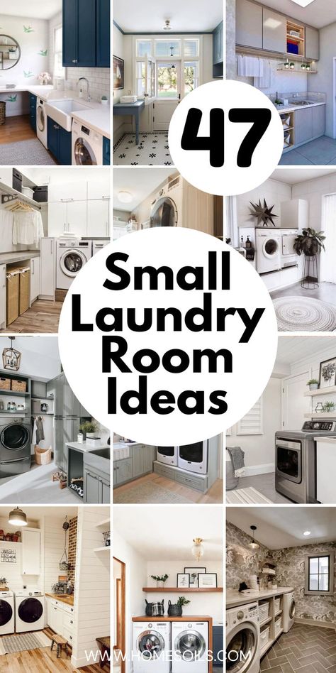 Discover 47 space-saving small laundry room ideas to maximize efficiency. Explore clever storage solutions, compact layouts, and stylish designs perfect for enhancing your laundry space. Transform your laundry room with these inspiring ideas. Updated Laundry Room Small Spaces, Small Laundry Room Backsplash, Home Renovation Laundry Room, Laundry Table With Hanging Rod, Save Space Laundry Room, Laundry Room In The Kitchen, Redoing Laundry Room, 9x9 Laundry Room Layout, Laundry Storage Ideas Small Space