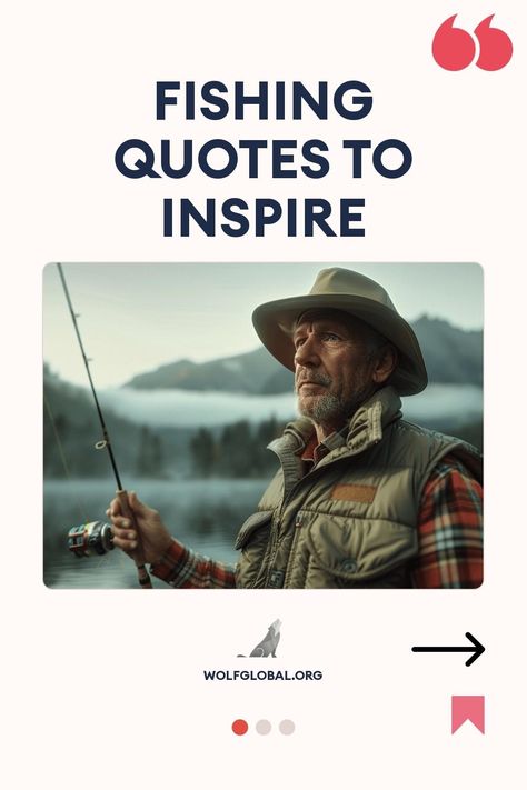 An older man in a hat holding a fishing rod against a mountain lake backdrop.
Graphic with inspirational fishing quotes and a "Get 100+ More" button, by wolfglobal.org.
A smiling woman seated with a laptop, surrounded by social media engagement icons and promotional text. Father Son Fishing Quotes, Quotes About Fishing, Women Fishing Quotes, Together Quotes, Fishing Quotes, Fishing Adventure, Important Things In Life, Fishing Women, Quotes To Inspire