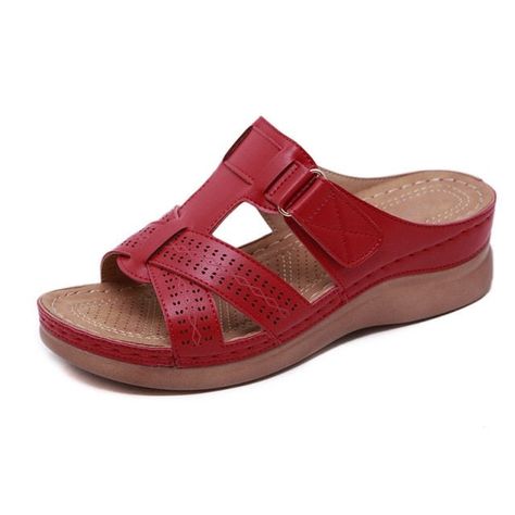 Fashion Women's Summer Open Toe Comfy Sandals Super Soft Premium Orthopedic Low Heels Walking Sandals Corrector Cusion 35~43 Types Of Sandals, Summer Shoes Wedges, Exfoliating Sponge, Sandals Vintage, Orthopedic Sandals, Basic Heels, Comfy Sandals, Orthopedic Shoes, Boot Shoes