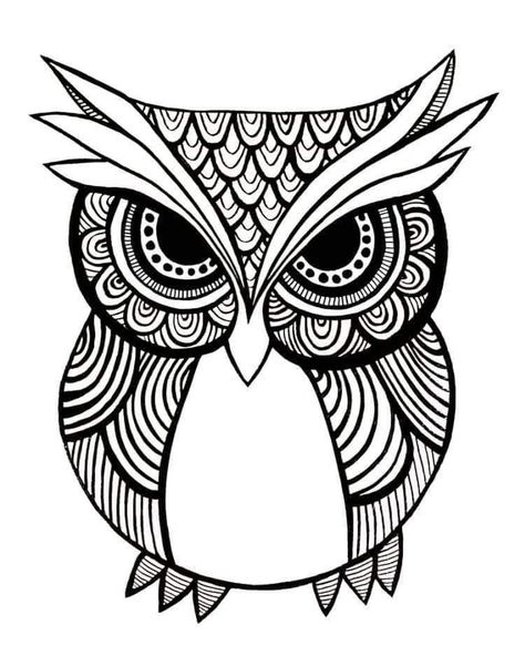 Modele Zentangle, Zentangle Animals, Owl Art Print, Owl Artwork, Boho Art Drawings, Mandalas Painting, Doodle Art Drawing, Owls Drawing, Mandala Art Lesson