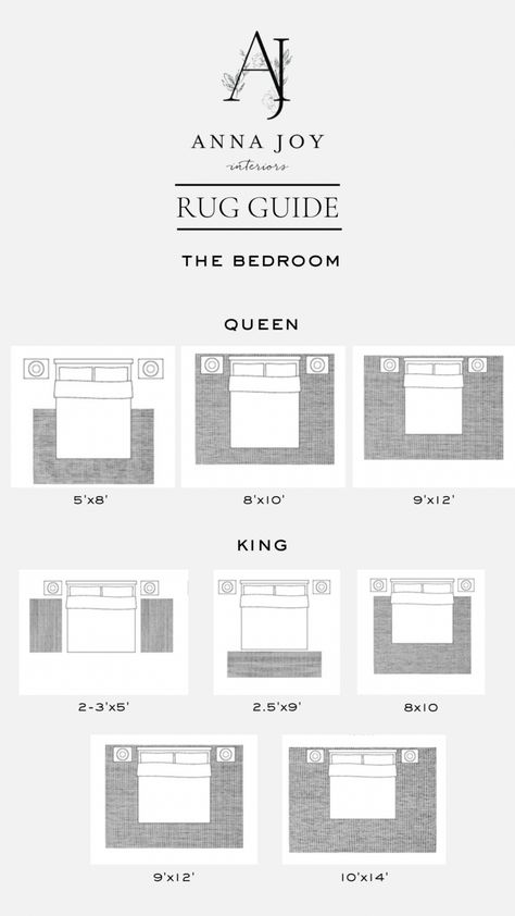 Rug Size For California King Bed, Rug With King Size Bed, King Size Bed Rug Placement, Rug Placement For Bed Against Wall, 8x10 Rug Under King Bed, King Bed Rug Size Guide, Rug For King Size Bed, Rug Placement Bedroom King Bed, King Size Bed Rug Guide