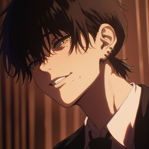 Male Anime Men Icon, Male Oc With Black Hair, Black Haired Oc Male, Anime Nerd Boy, Male Oc Ideas Character Design, Chainsaw Man Oc Male, Anime Men Pfp, Anime Oc Man, Anime Black Male